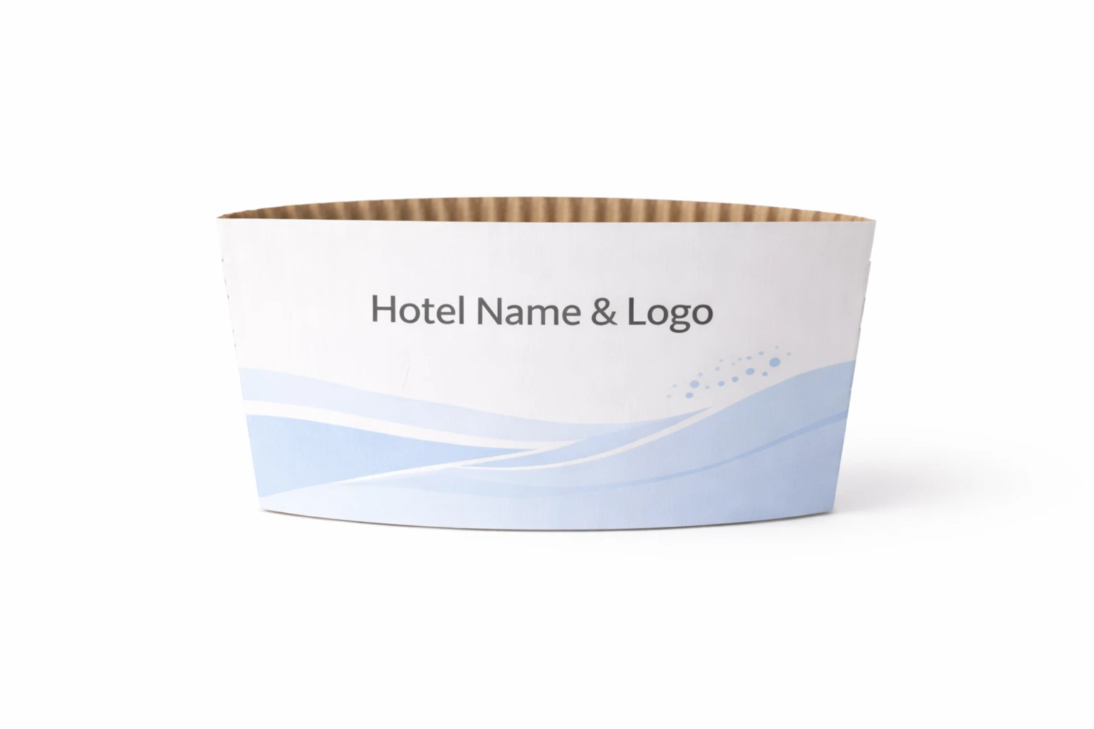 Hotel Cup Sleeves – Custom Branding with Hotel Name & Logo