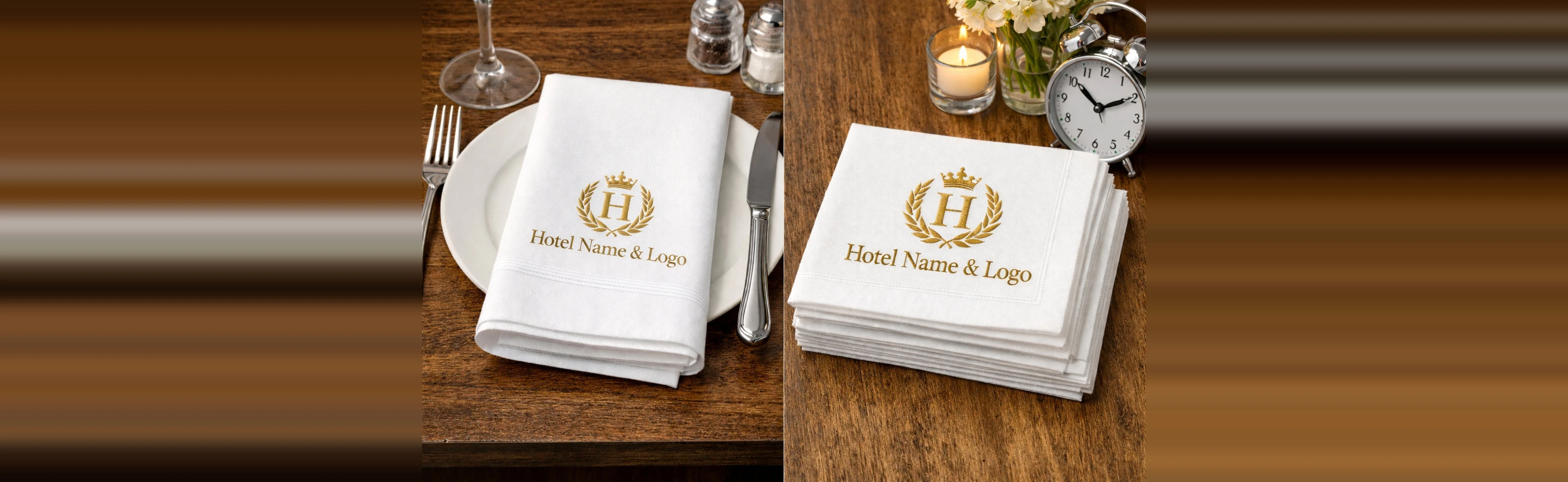Paper Napkins with Logo Print – Custom Branding for Hotels