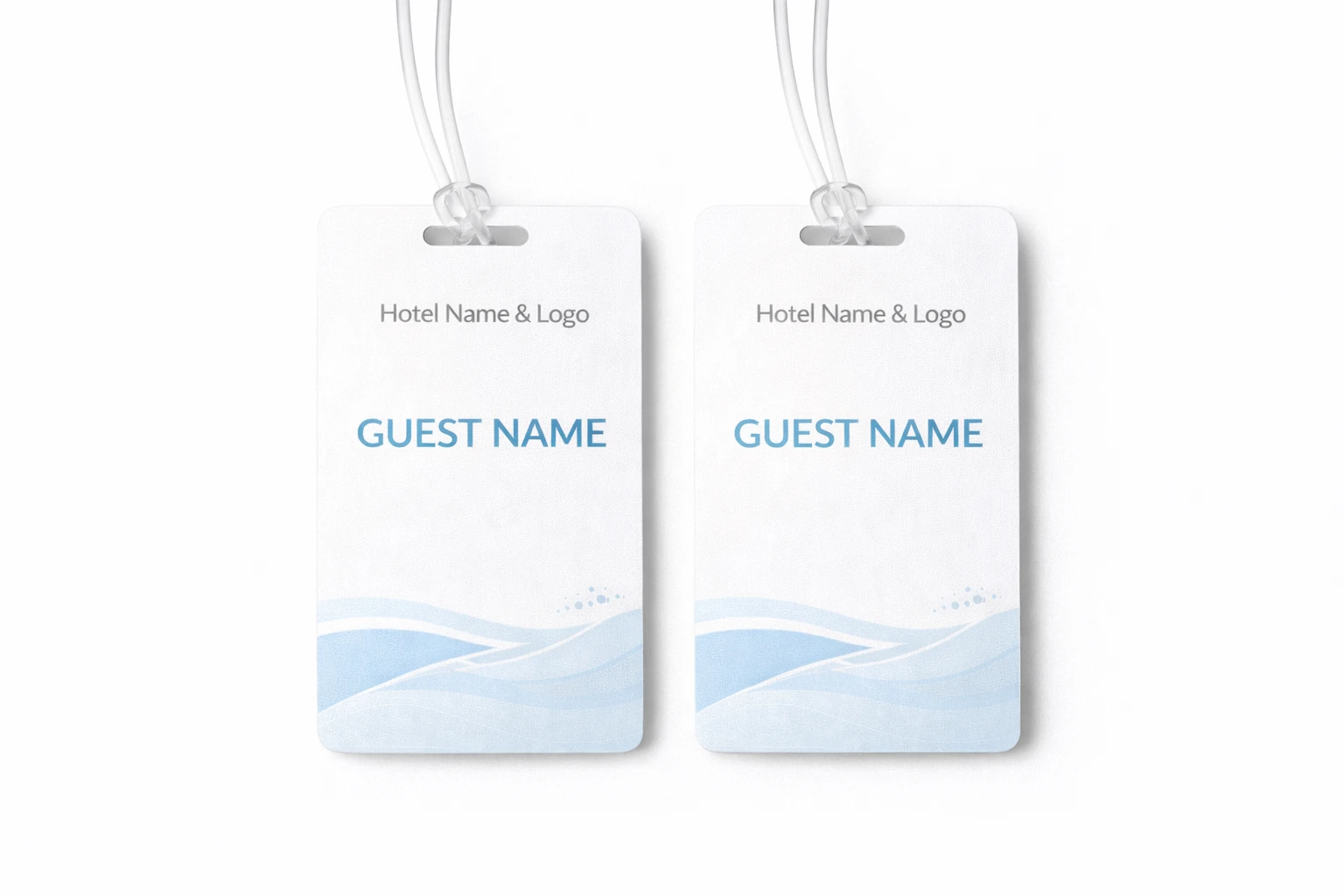 Luggage Tags – Custom Branding with Hotel Name & Logo