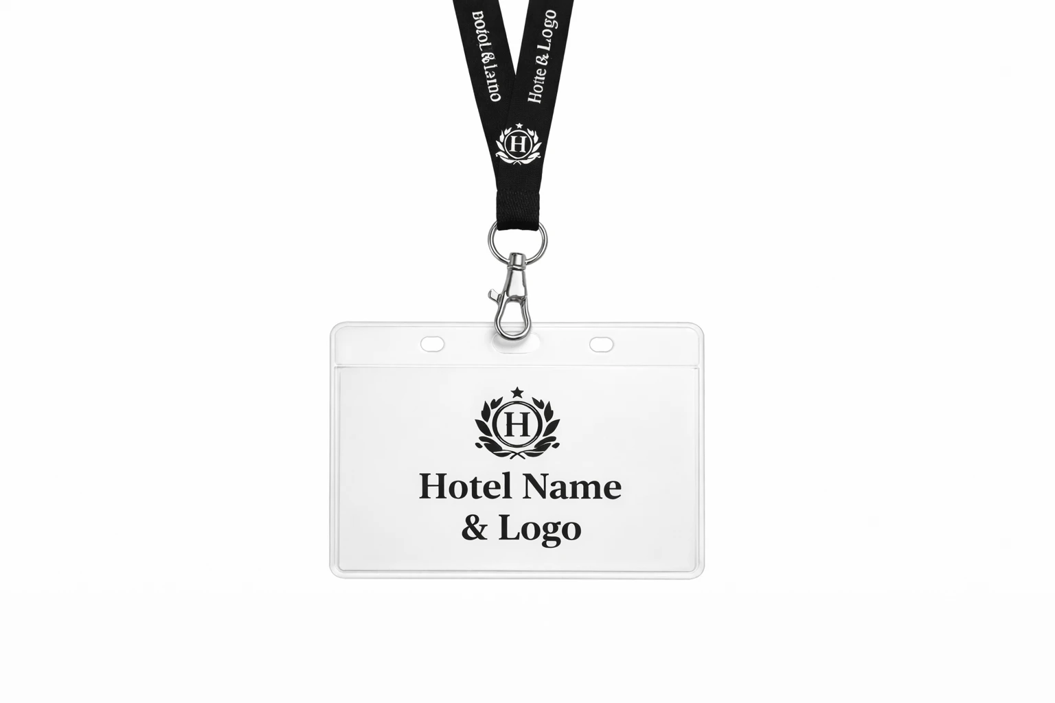 ID Card & Lanyard – Custom Branding with Hotel Name & Logo