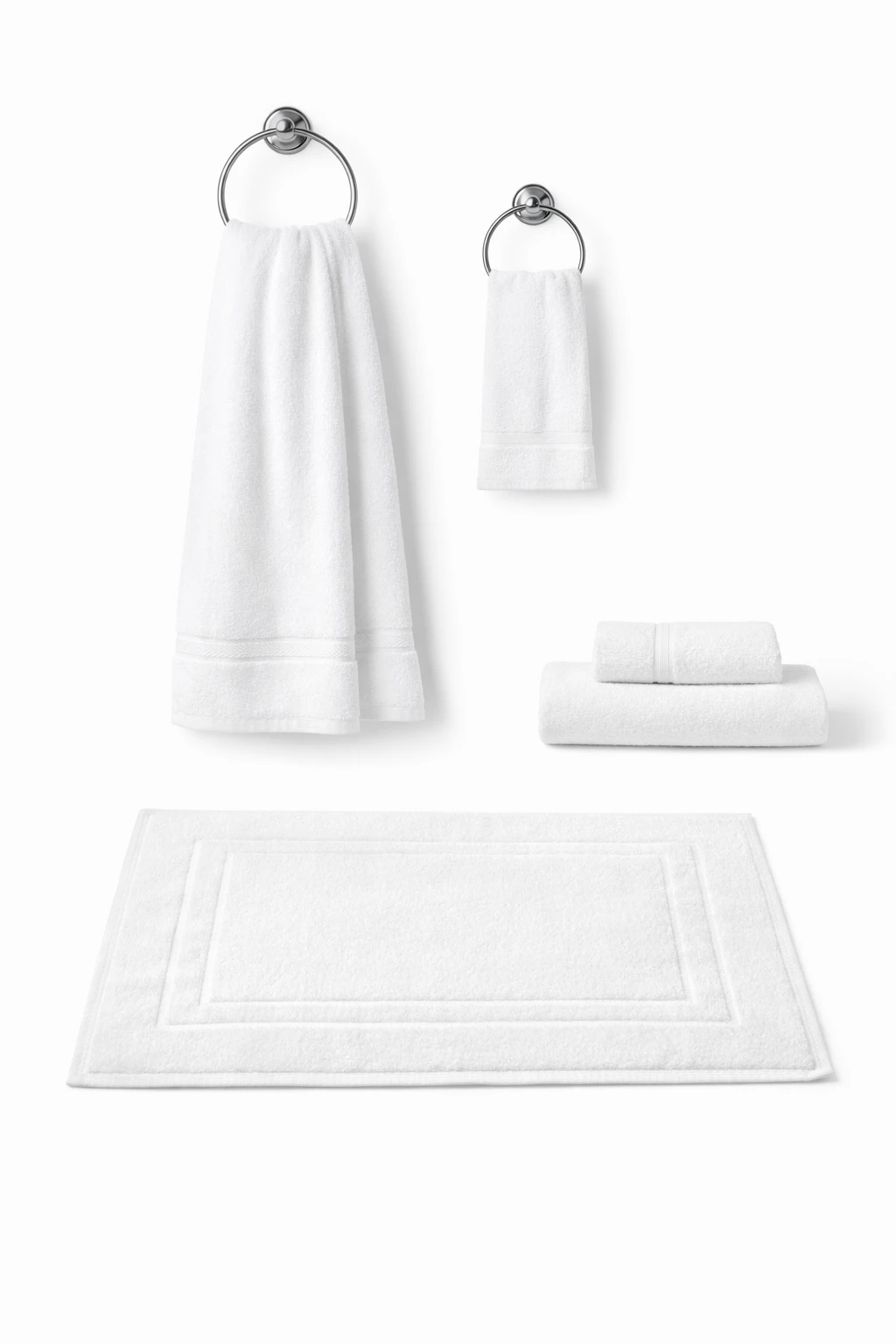 Complete Guest Comfort Setup – Hotel Bathroom Linen Combo Explained