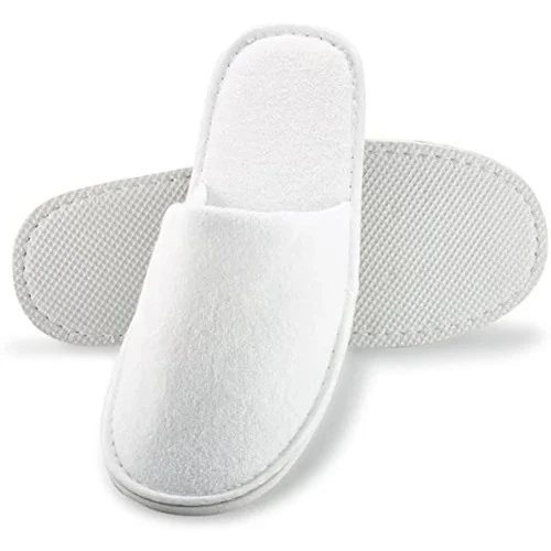 Terry Fabric Close Toe Hotel Slipper