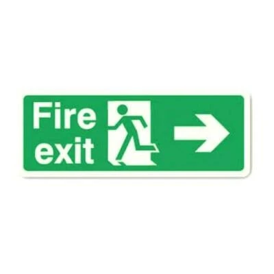 Fire Exit Sign Board