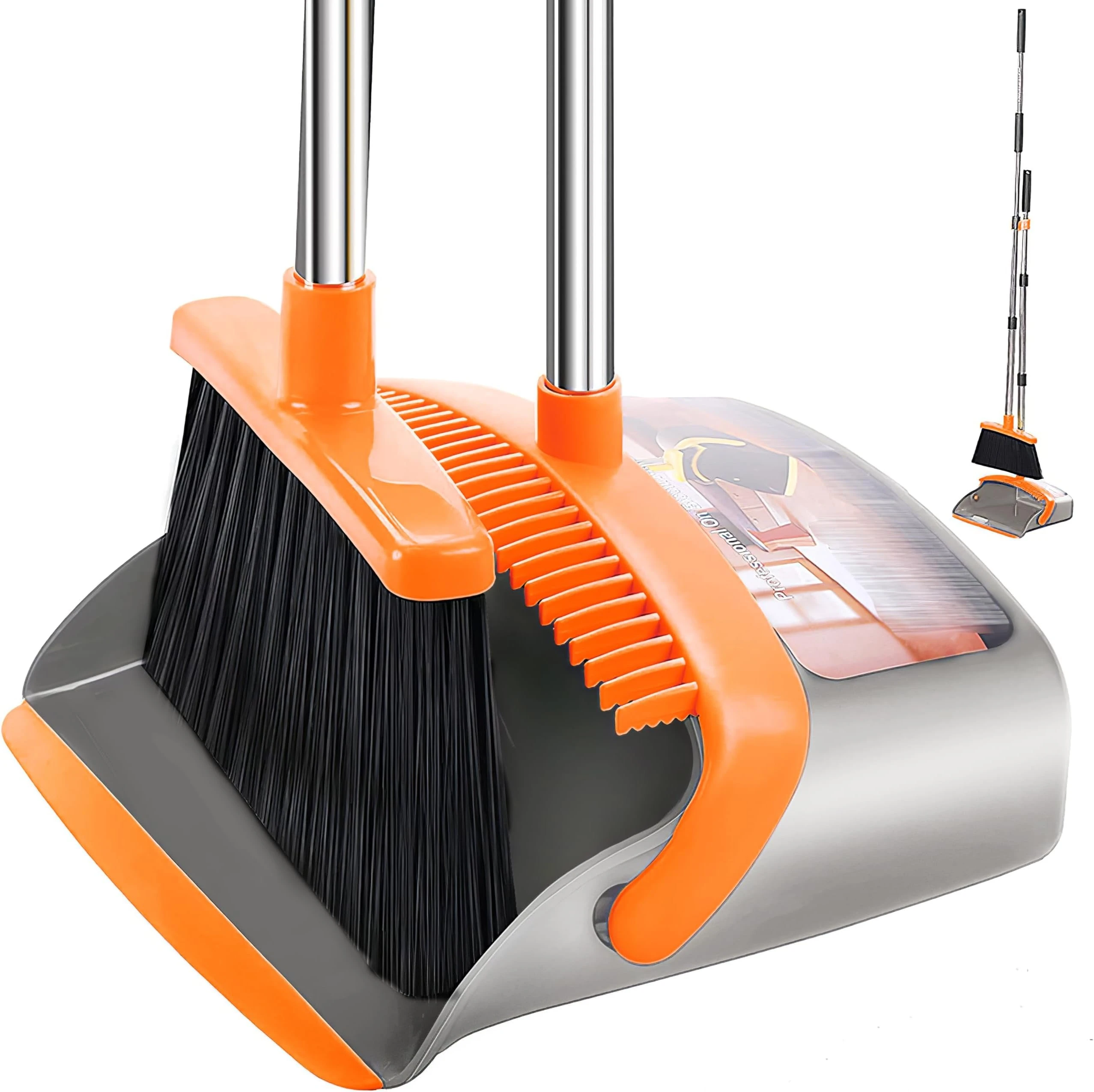 Heavy-Duty Dustpan for Housekeeping & Room Cleaning