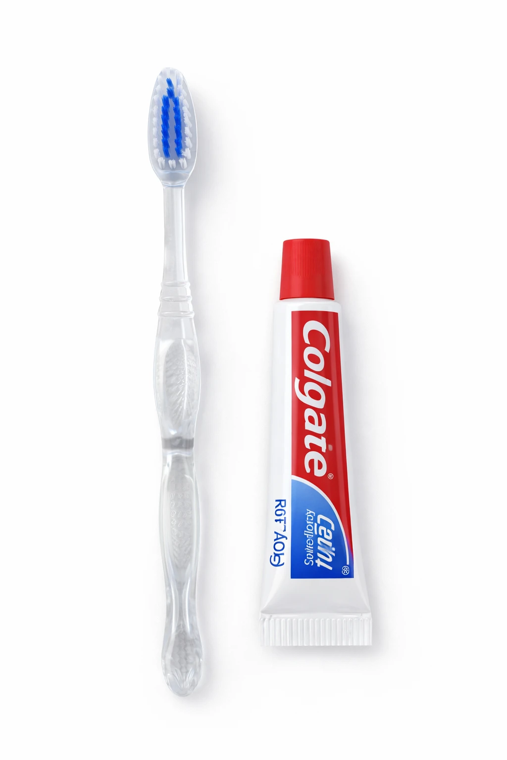 Hotel Dental Kit (Toothbrush Crystal + Colgate Toothpaste 10 ml)