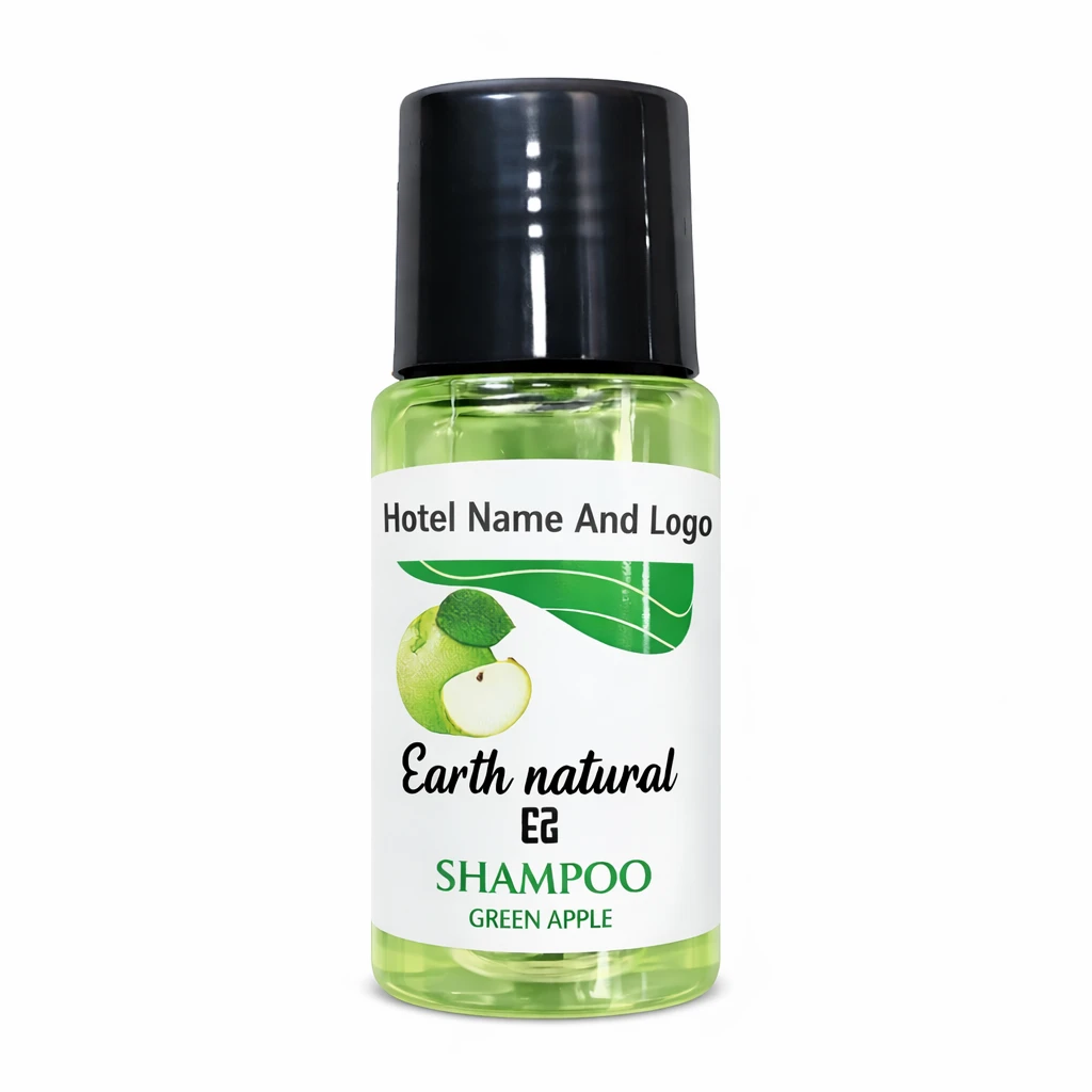 Shampoo 15 ml Bottle – Custom Hotel Name & Logo Branding