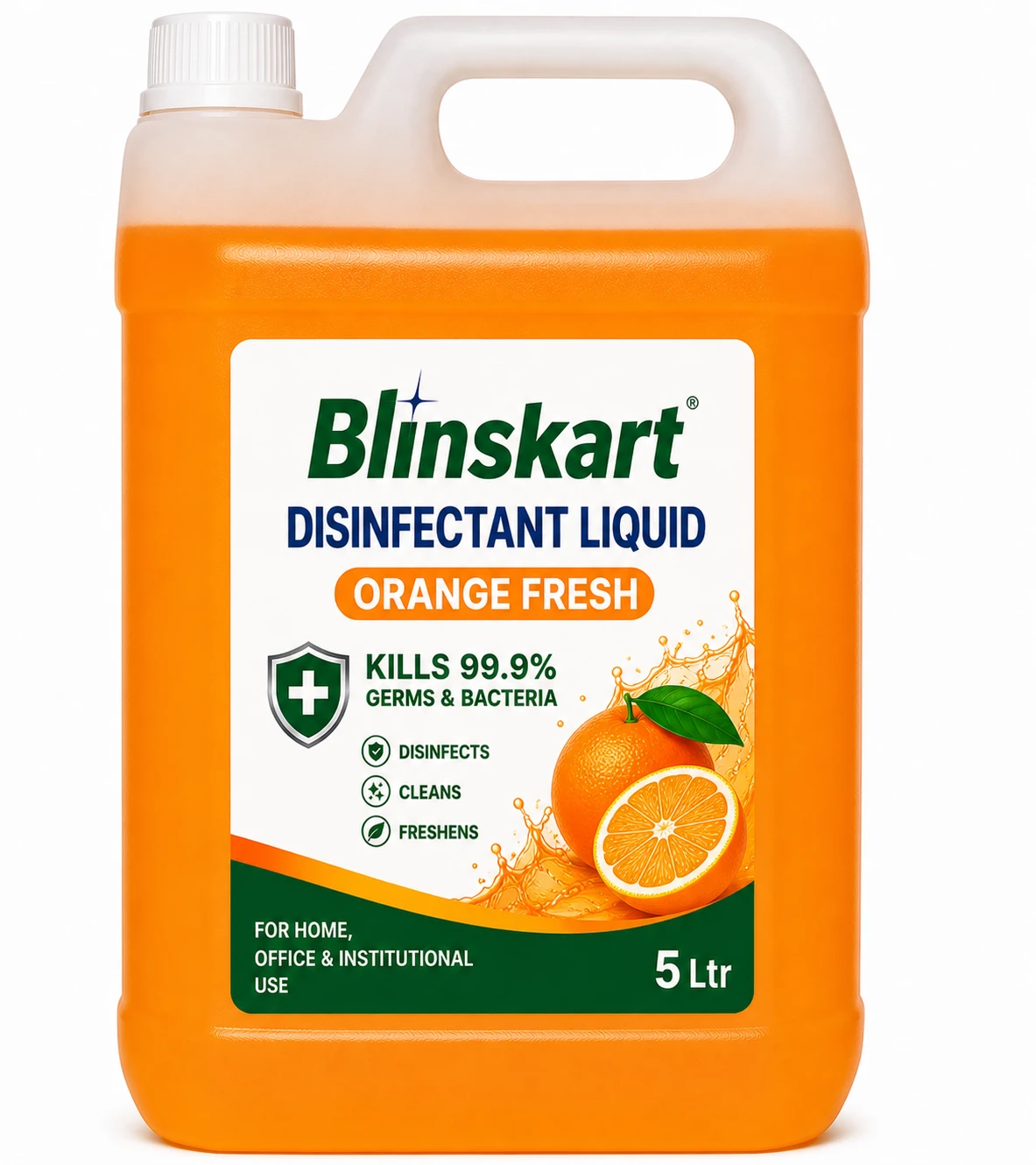 Disinfectant Liquid Orange Fresh 5 Ltr